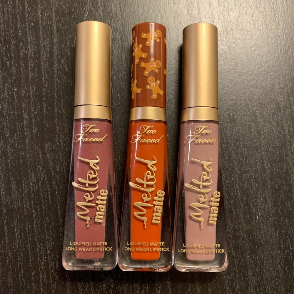 💟 SOLD 💟 Too Faced Melted Matte liquid lipstick bundle